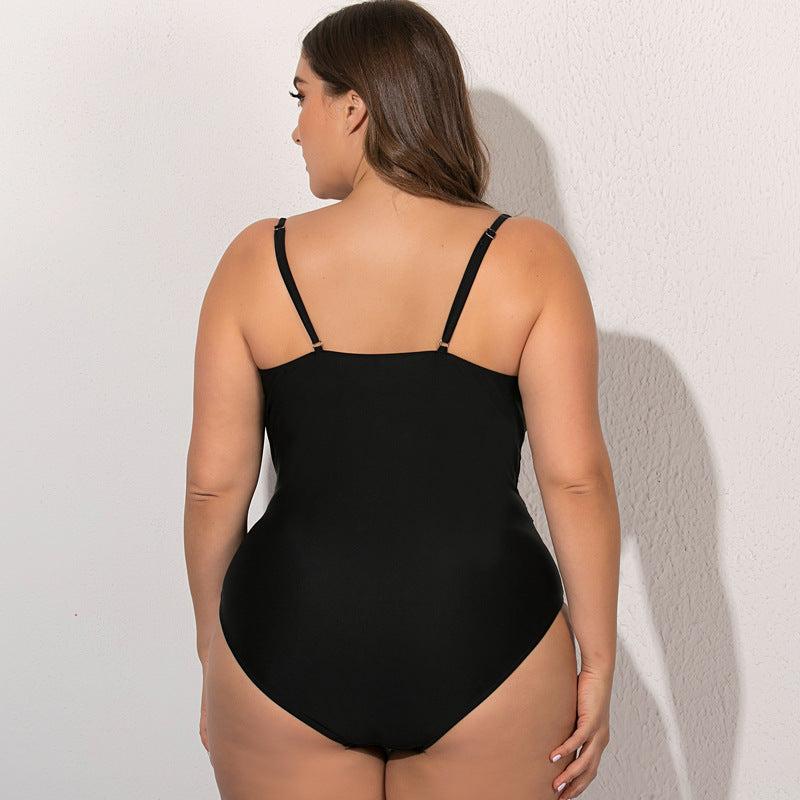 Maillot de bain noir avec dentelle