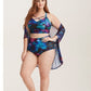 Maillot de bain imprimé grande taille GALAXIE